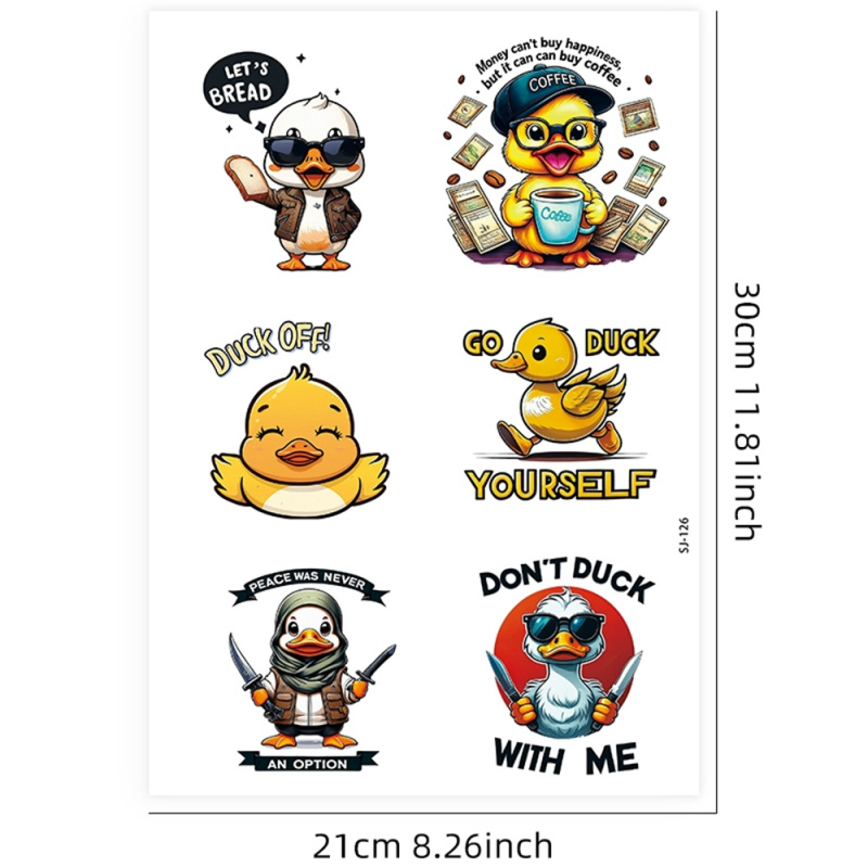 6pcs Cute Funny Cool Yellow Du - Art Craft Duck recensione e prezzo