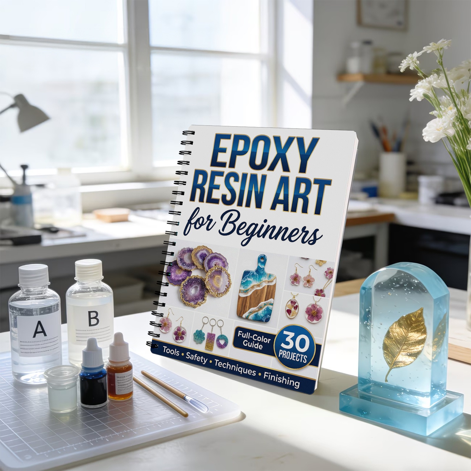 Epoxy Resin Art Book Guide Lea - Art Craft Book recensione e prezzo