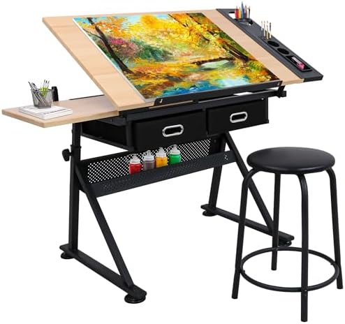 Adjustable Height Drafting Des - Art & Craft Kortingscode recensione e prezzo