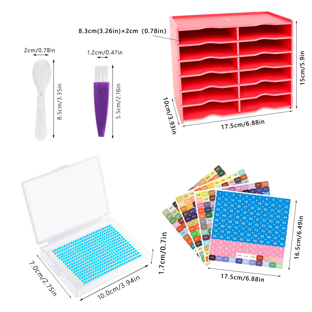 12pcs Diamond Painting Art Tra - Art Craft Organizer recensione e prezzo
