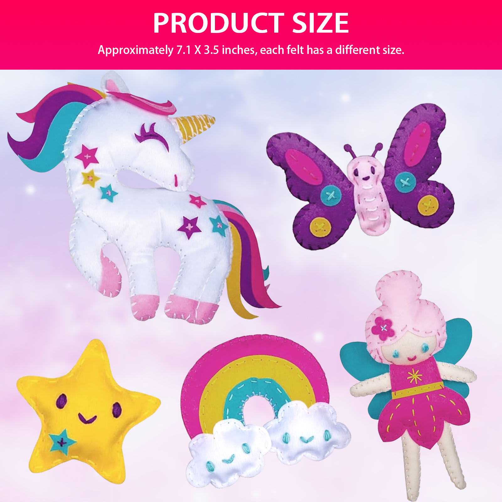 9/8/5Pcs Kids Sewing Kit DIY F - Art Craft For Preschool recensione e prezzo