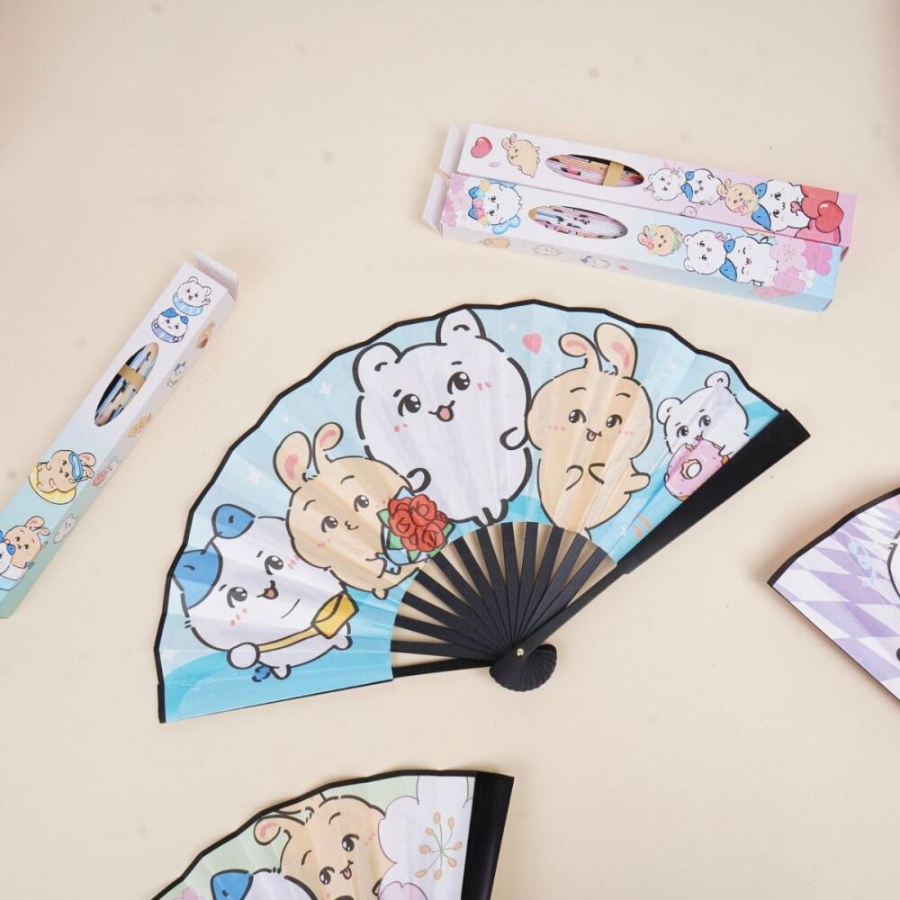 Kawaii Folding Fan Chiikawa Su - Tv Art And Craft recensione e prezzo
