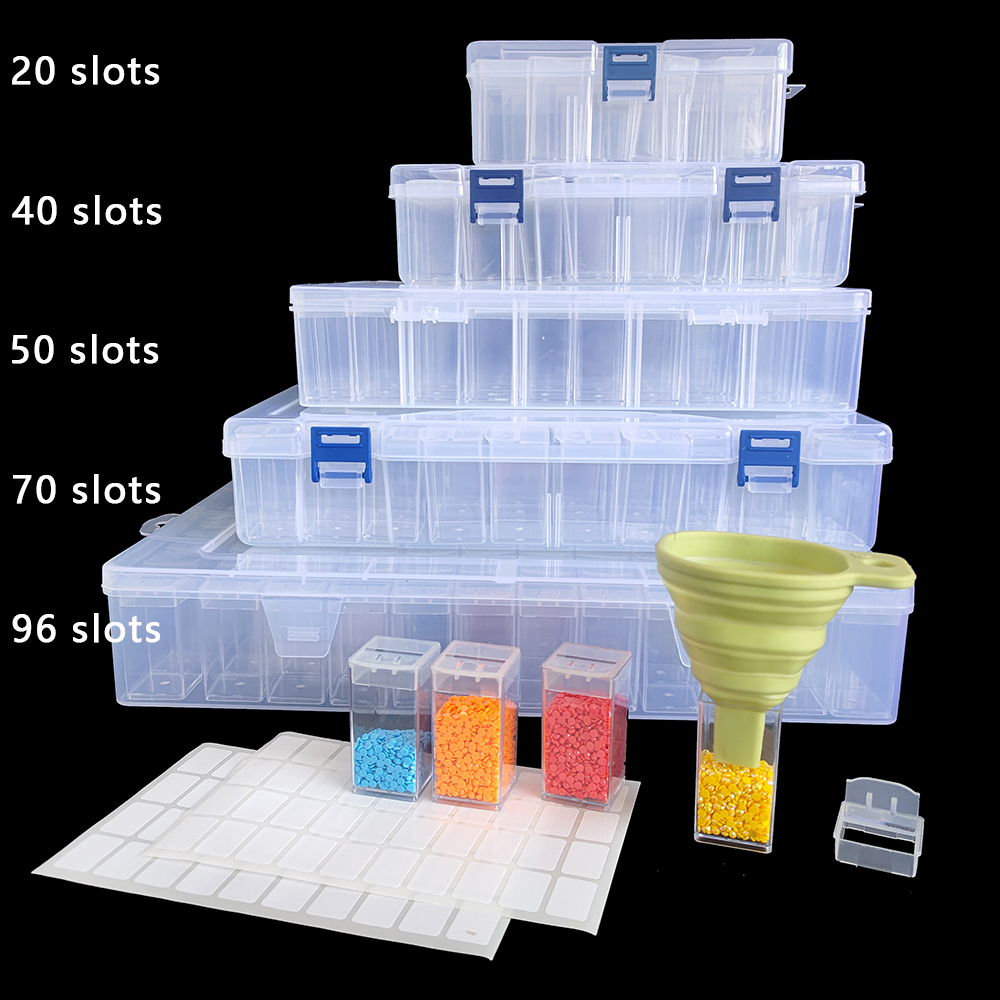 Square Plastic Diamond Paintin - Art Craft Organizer recensione e prezzo