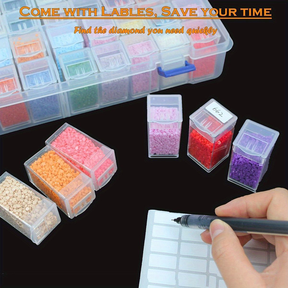Square Plastic Diamond Paintin - Art Craft Organizer recensione e prezzo