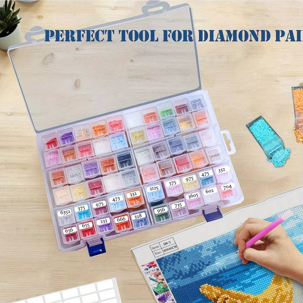 Square Plastic Diamond Paintin - Art Craft Organizer recensione e prezzo