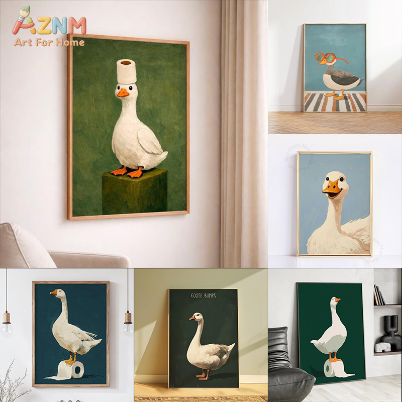 AZNM Funny White Duck Goose Ca - Art Craft Duck recensione e prezzo