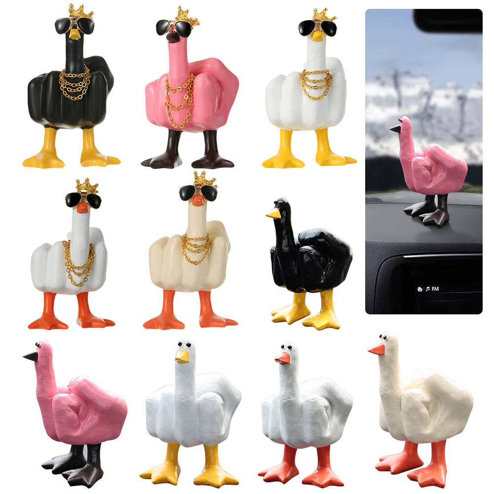 Middle Finger Cute Duck Figuri - Art Craft Duck recensione e prezzo