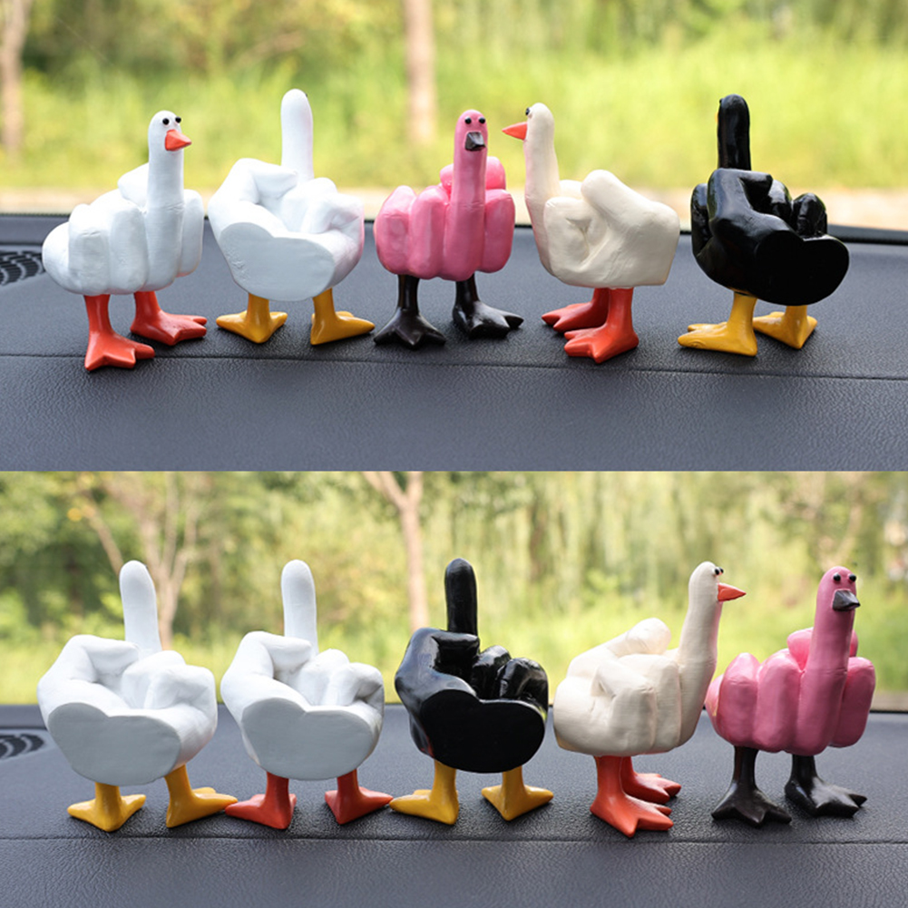 Middle Finger Cute Duck Figuri - Art Craft Duck recensione e prezzo