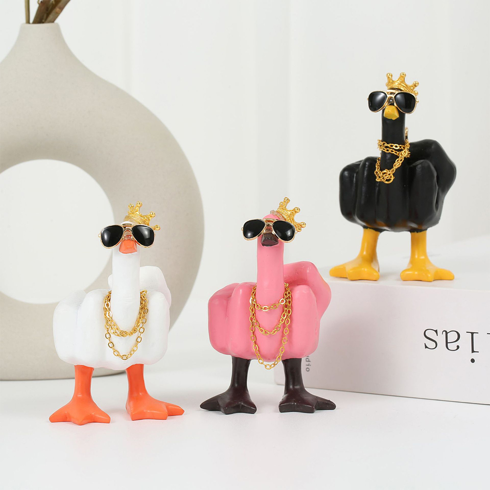Middle Finger Cute Duck Figuri - Art Craft Duck recensione e prezzo