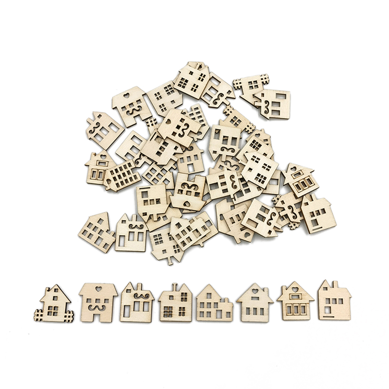 50pcs Unpainted Wood Slices fo - Art Craft For Preschool recensione e prezzo
