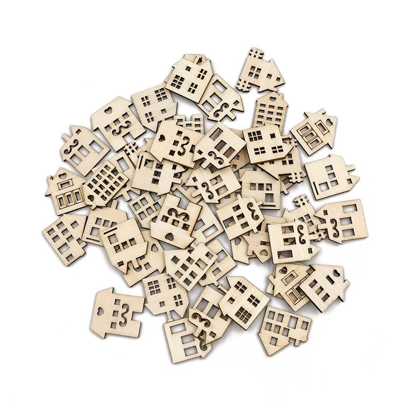 50pcs Unpainted Wood Slices fo - Art Craft For Preschool recensione e prezzo