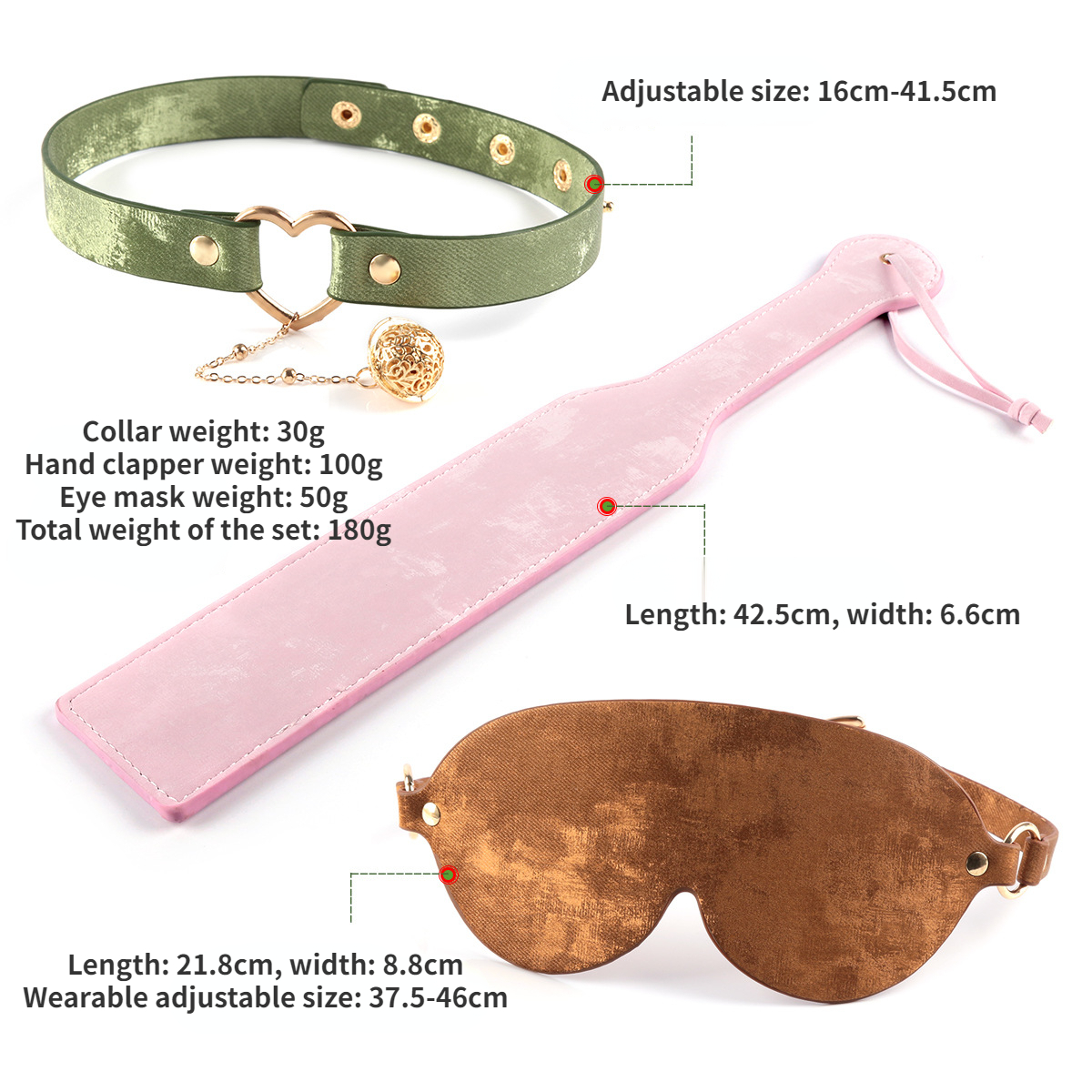 4 Colors Fetish BDSM Bondage E - Leather Tooling Kit recensione e prezzo